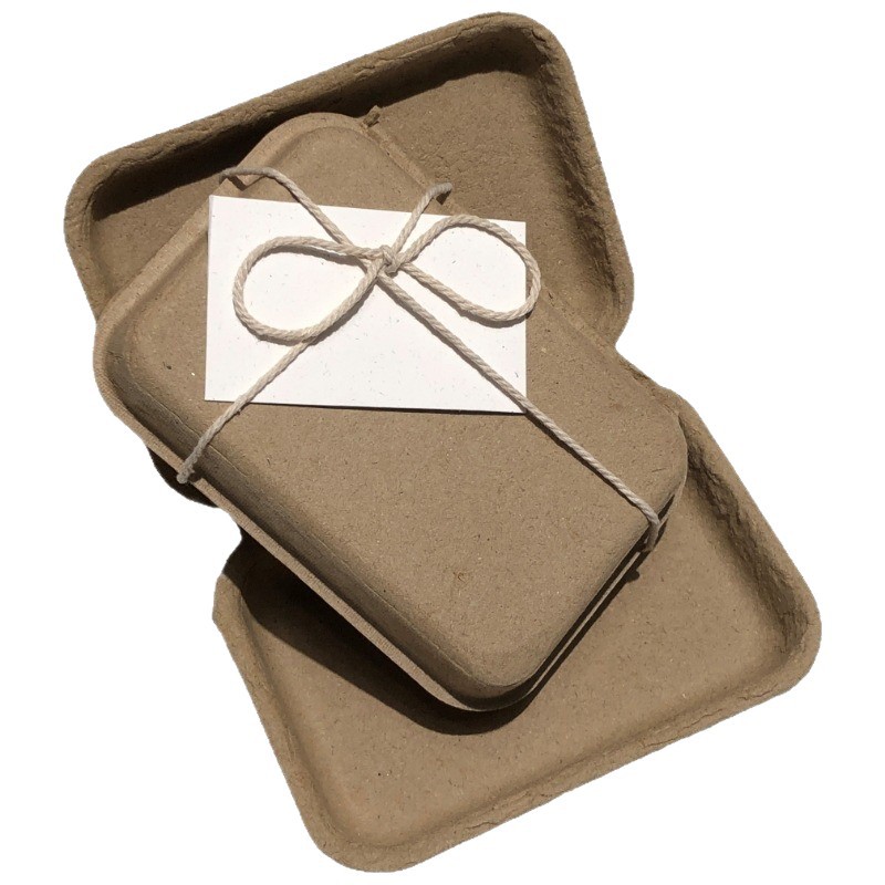 Kraft Paper Pulp Packaging Box for Soap and Laundry Detergent, Recycled Gift Packaging — main view 6