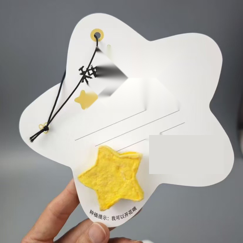 Plantable Seed Paper Star Cards for School Season Gifts and Greeting Cards — main view 4