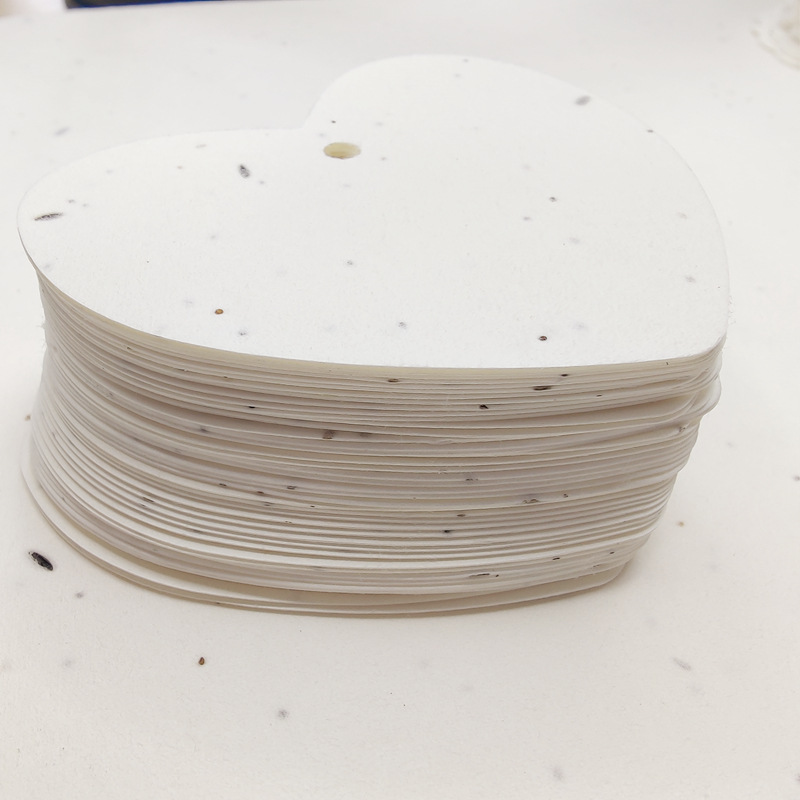 Plantable Seed Paper Cards, Biodegradable Handmade Eco-Friendly Art Paper — detail view 10