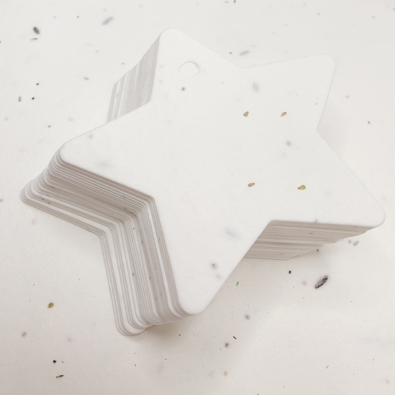 Plantable Seed Paper Cards, Biodegradable Handmade Eco-Friendly Art Paper — main view 4