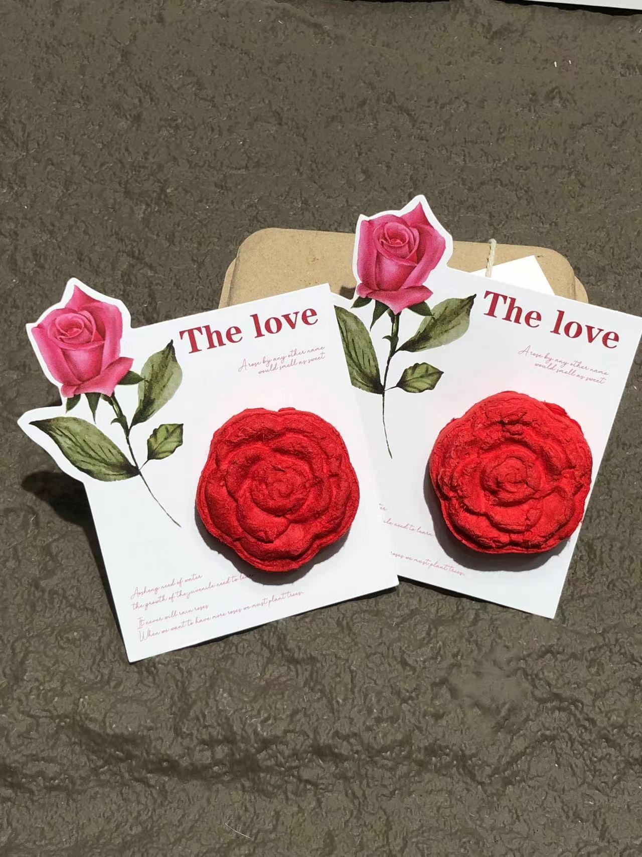 Plantable 3D Flower Seed Paper Set for Tickets, Tags and Bookmarks — detail view 4