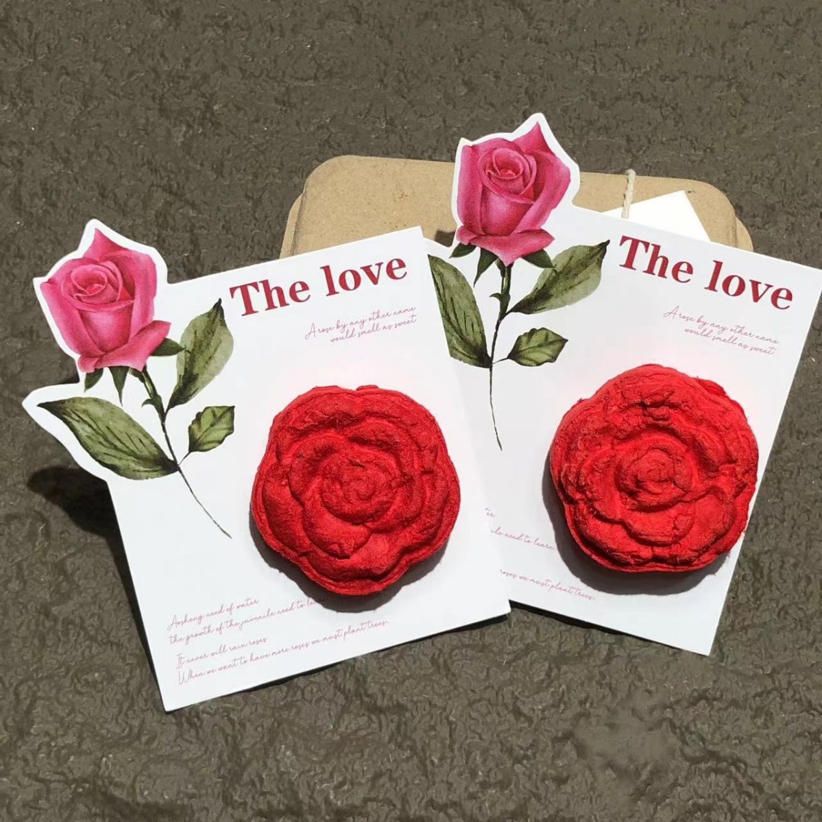 Plantable 3D Flower Seed Paper Set for Tickets, Tags and Bookmarks — main view 4