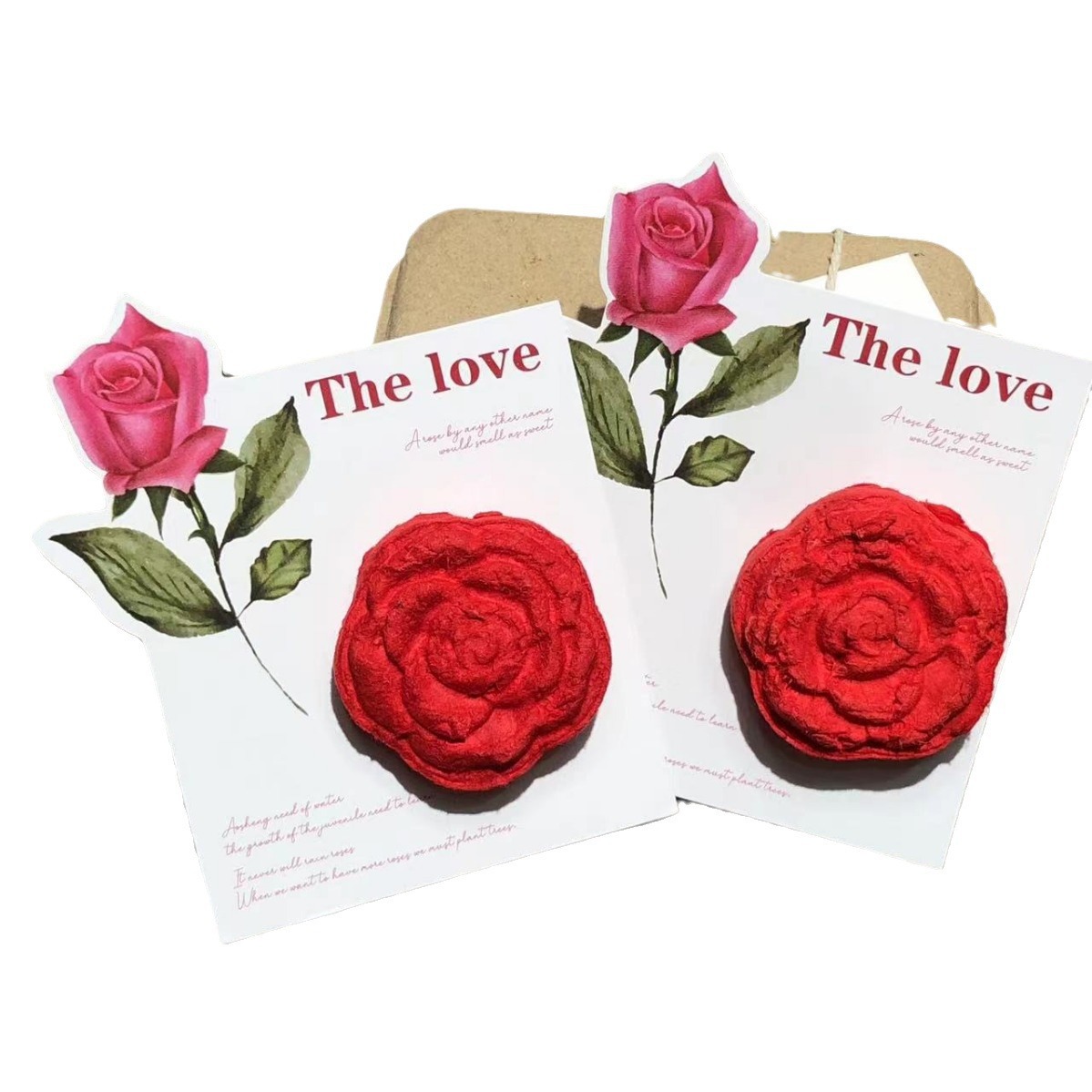Plantable 3D Flower Seed Paper Set for Tickets, Tags and Bookmarks — main view 5
