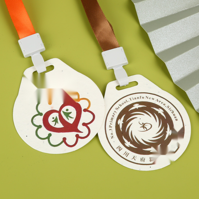 Plantable Seed Paper Medal, Badge and Tag for Events