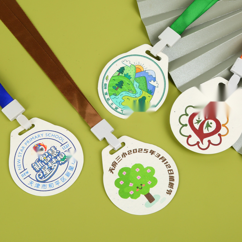Plantable Seed Paper Medal, Badge and Tag for Events — main view 4