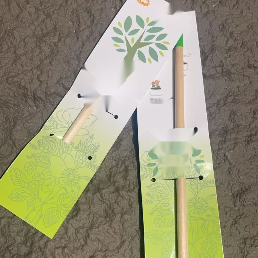 Novelty Plantable Seed Paper Pencil, Degradable Material, Writeable and Growable