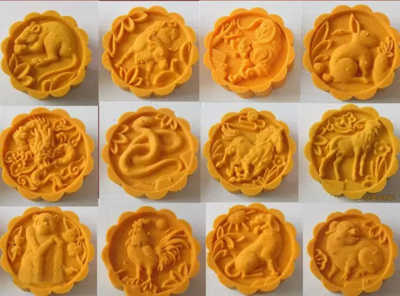 Mid-Autumn Festival 3D Mooncake-Shaped Plantable Seed Paper Card for Holiday Gifting — main view 6