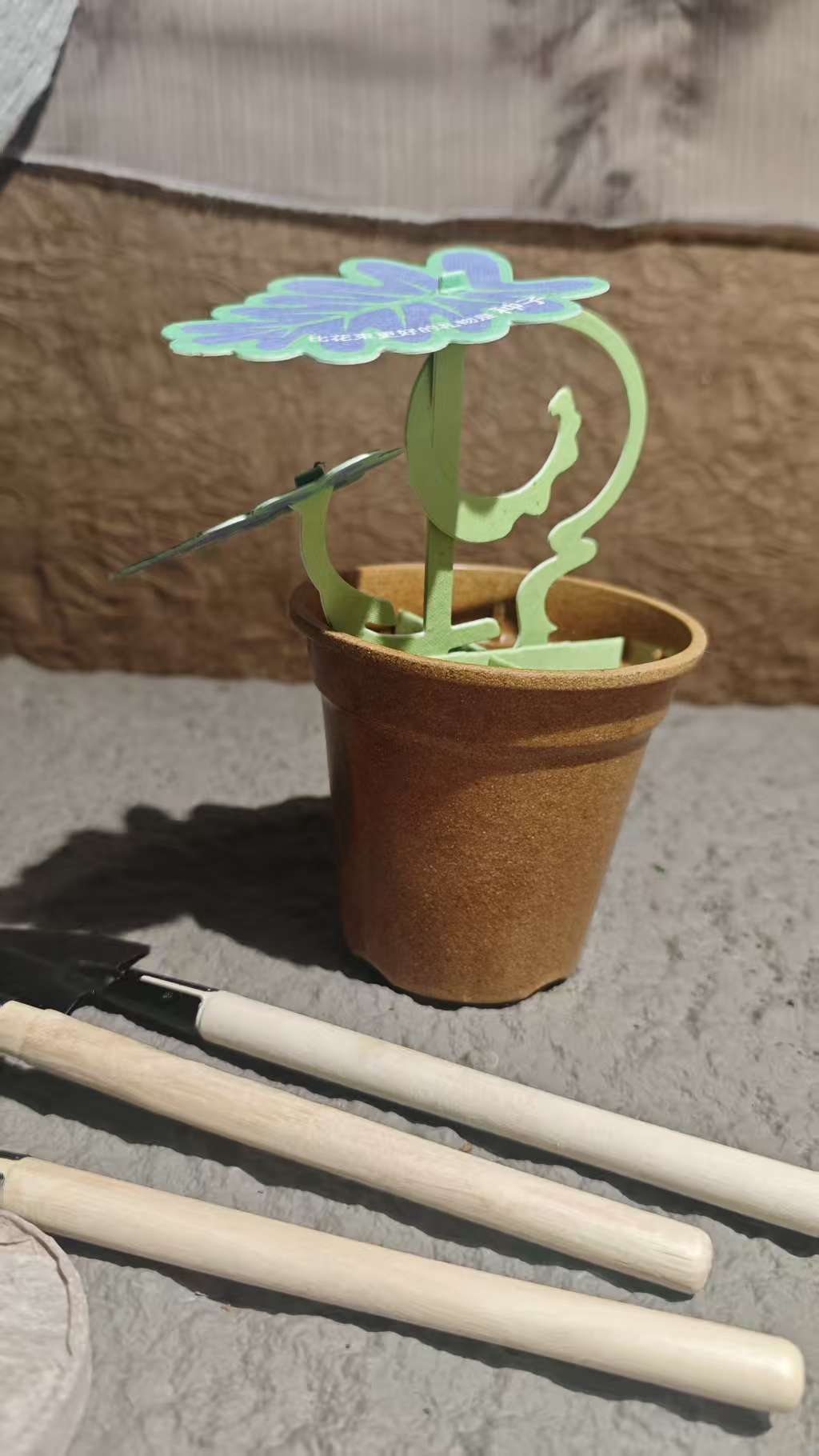 Plantable Seed Paper Card with Watering and Planting Tool Set for Gardening — detail view 4
